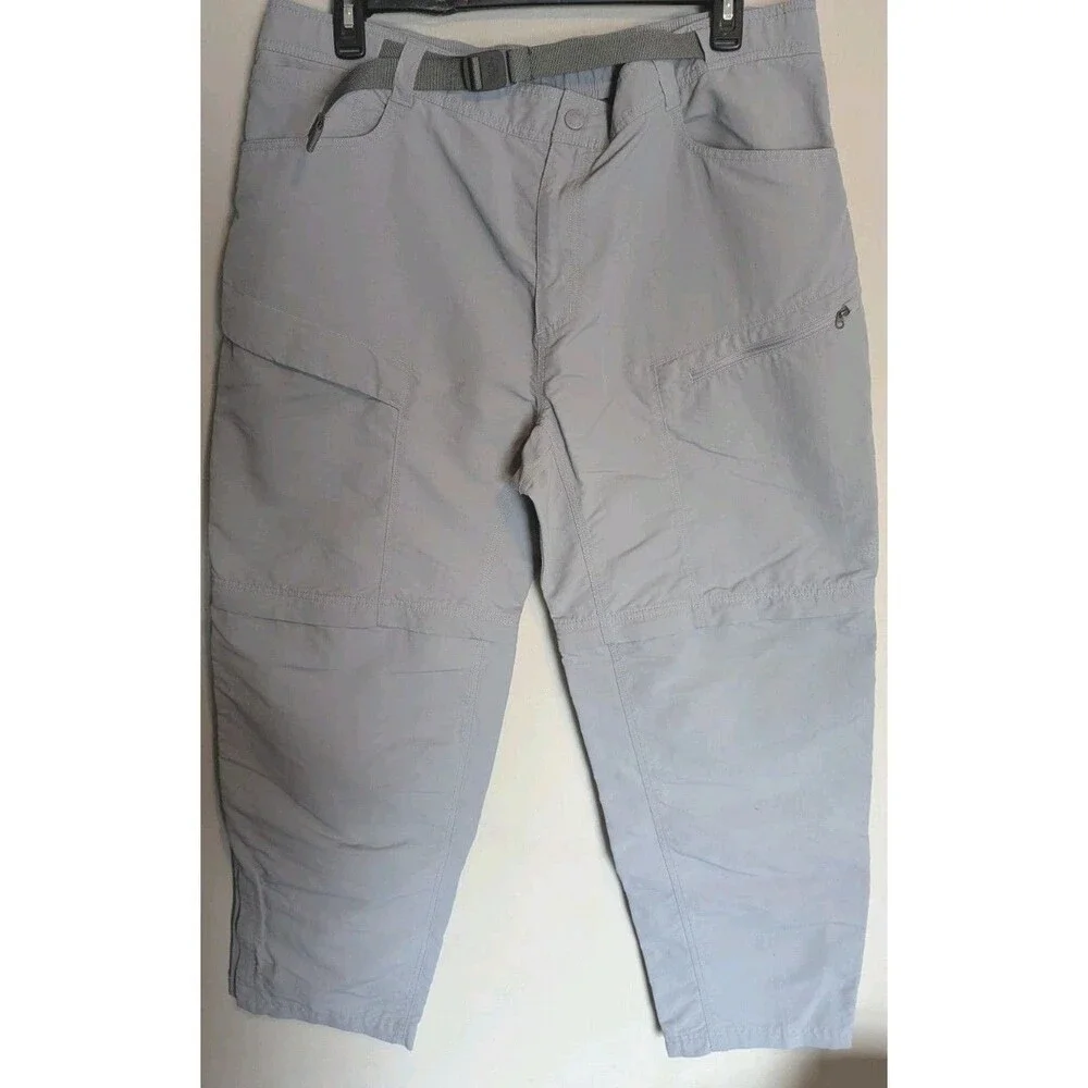The North Face Gray Paramount Trail Hiking Convertible Pants Mens Size 2XL